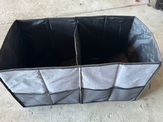 Storage  organizer folds up for travel