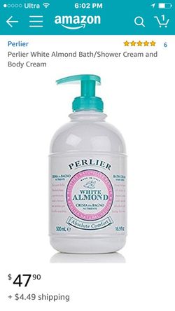 Perlier White Almond Bath Creme