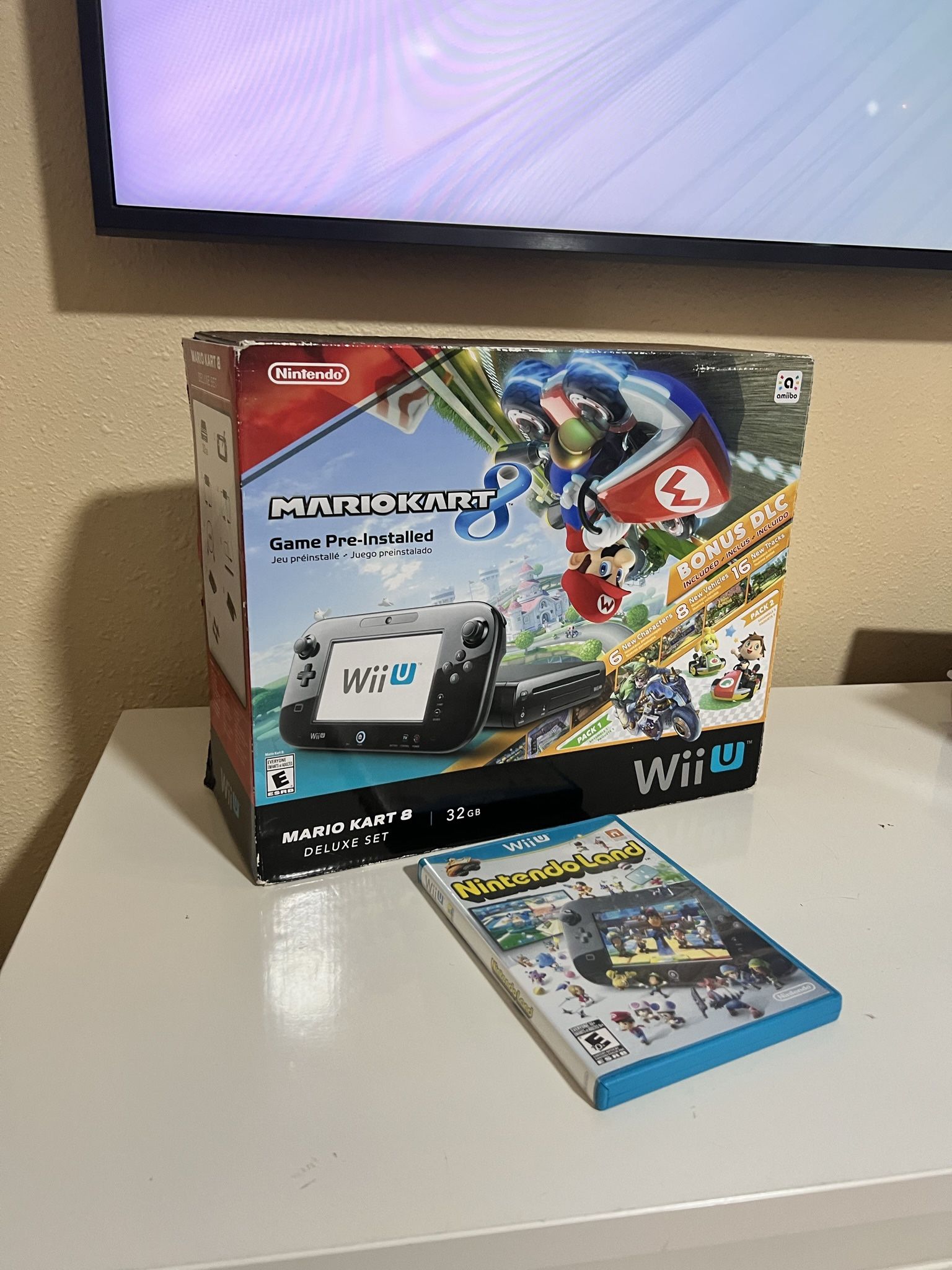 Nintendo WiiU Mario Kart Console Bundle CIB