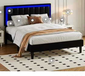 Platform bed frame size full
