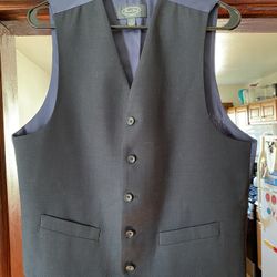 Classic Navy Blue Vest