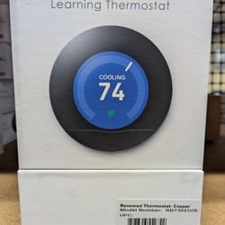 T3021US - 3rd Gen-Pro Learning Thermostat, Wi-Fi Programmable, Copper