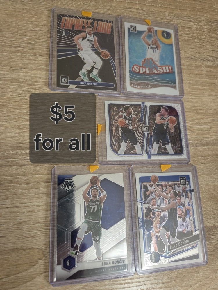Raw NBA Basketball Luka Cards