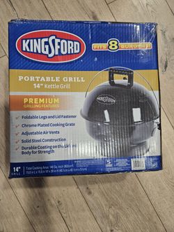 14 inch  portable grill. brand new 