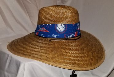 Fan straw hat
