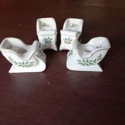 Lenox candle holders