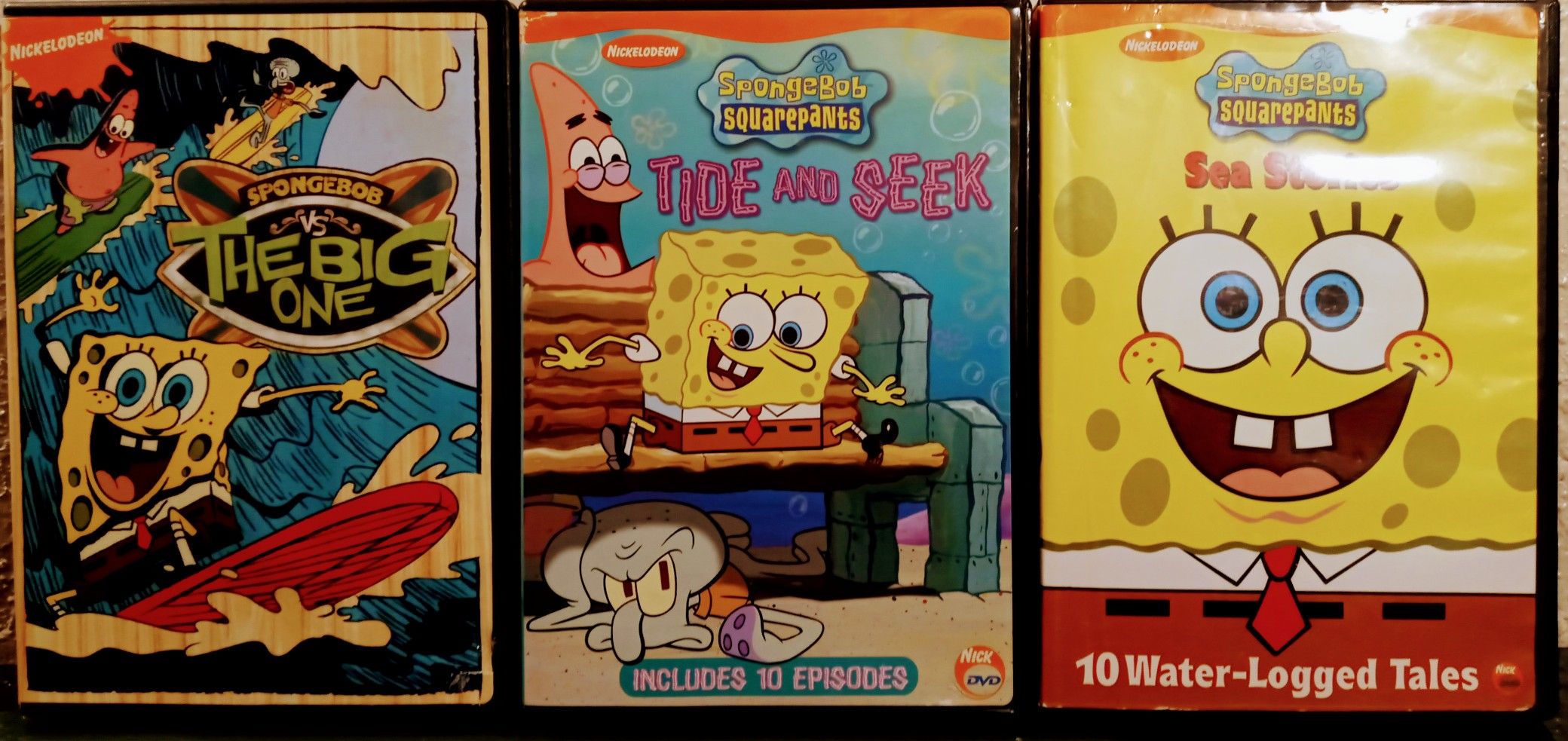 Squarepants spongebob DVDS