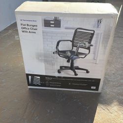Flat Bungee Office Chair With Arms