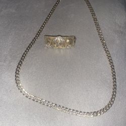 10k DIAMON CUT CUBAIN LINK ITALY 