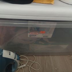 Sterilite Clear 100L Storage Box (2x)