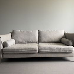 Grey Deep Seat Couch 