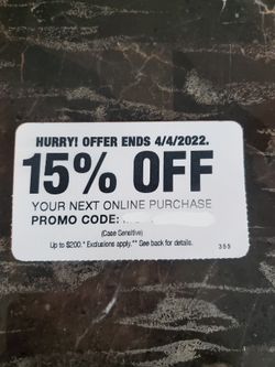 Home Depot 15% Coupon For Online Purchases Exp. 10/17/22 Instant Delivery Save Upto $200