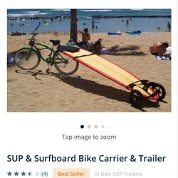 SUP & Surfboard Bike Carrier & Trailer