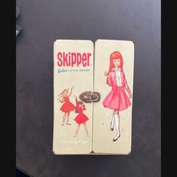 Barbie: Skipper, Barbie’s Little Sister Carrying Case From The 60’s