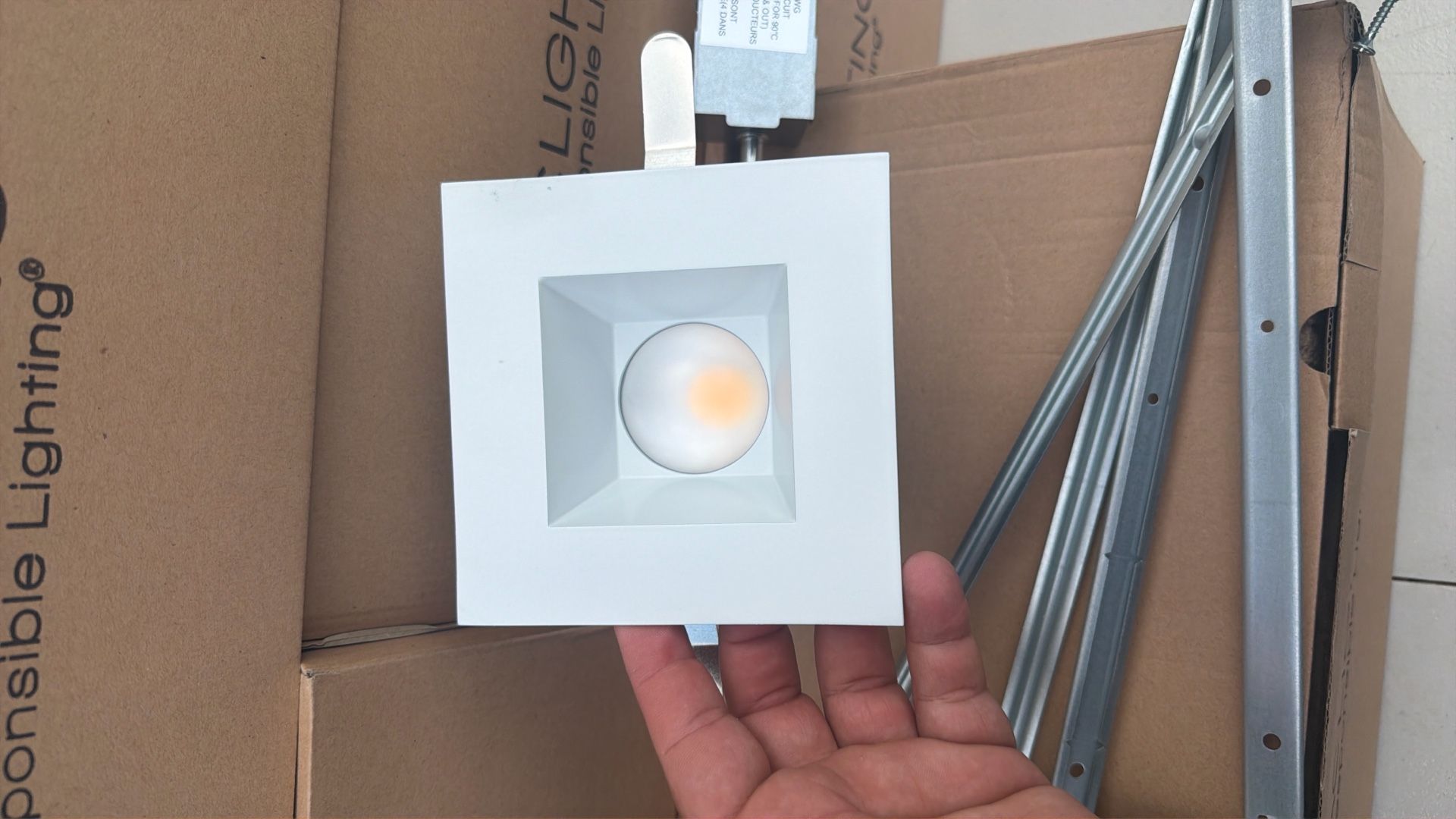 WAC Lighting Modern LED Fixture – 5” x 5” – Brand New – High-End