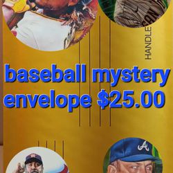 Baseball Mystery Envelope 