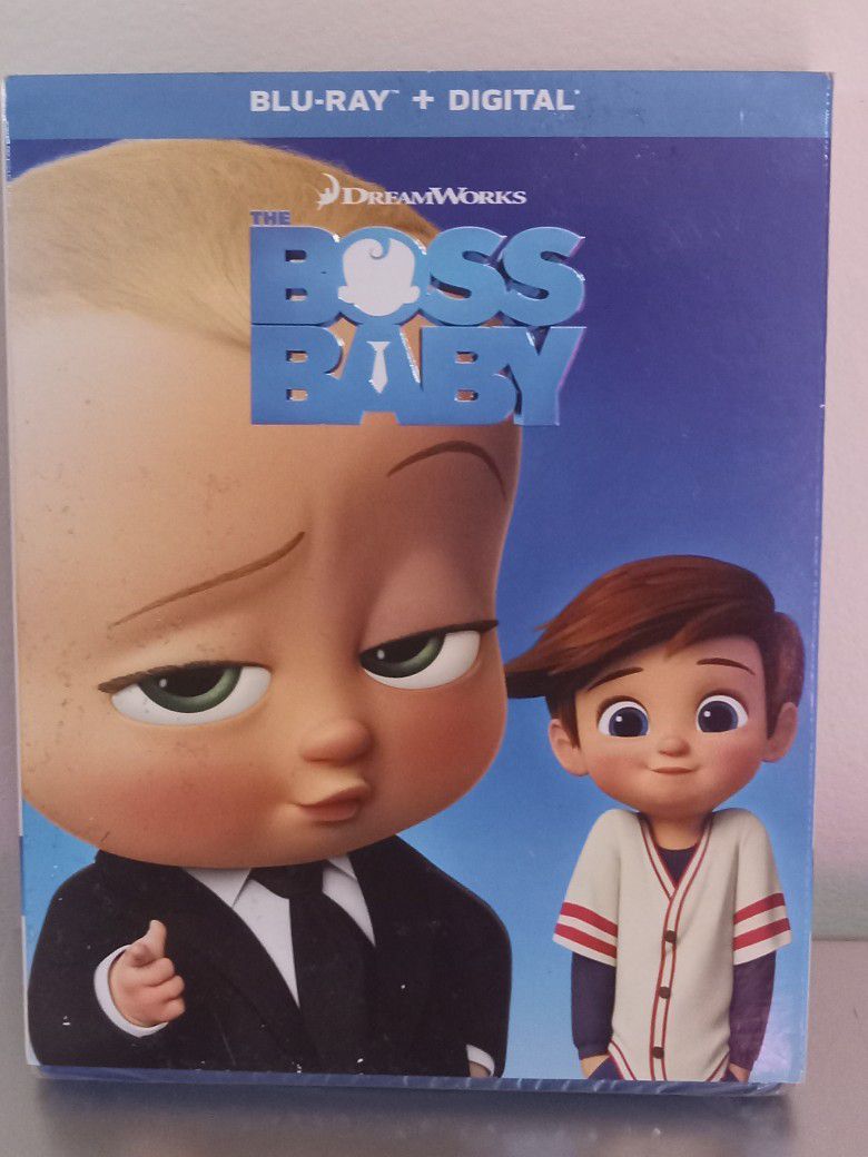 The Boss Baby Blu-Ray +Digital With Slip Cover New Sealed