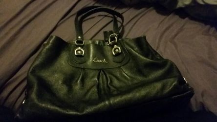 Black coach purse like new