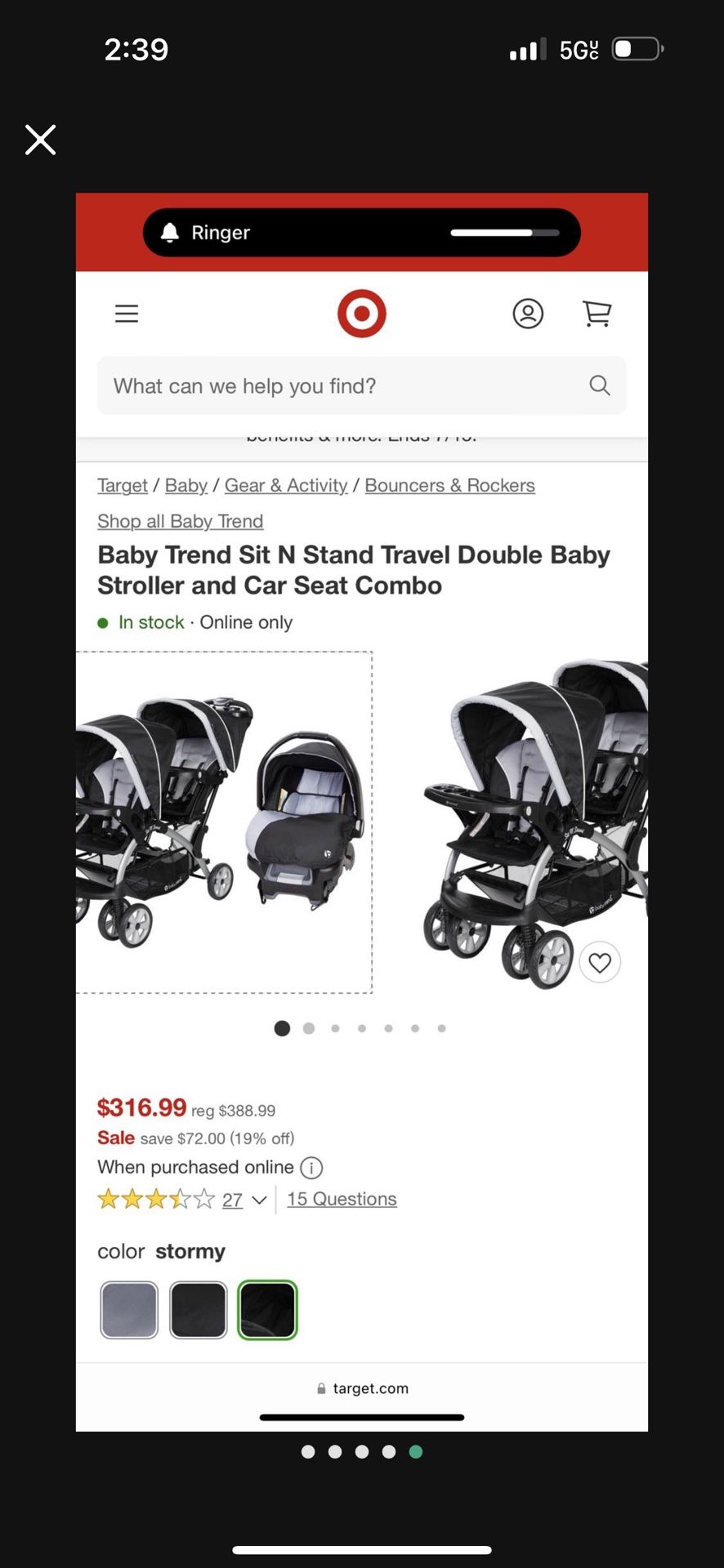 double stroller