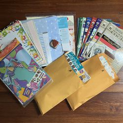 Large Vintage Collection Of Scrapbooking Supplies!