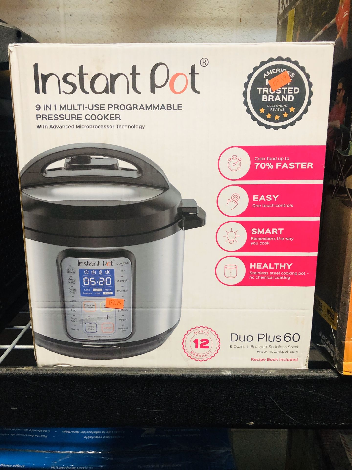 Instant Pot DUO Plus 6qt in Multi Use Programmable Slow Cooker
