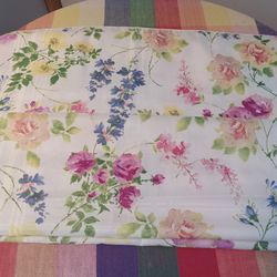 Large Flowery Tablecloth