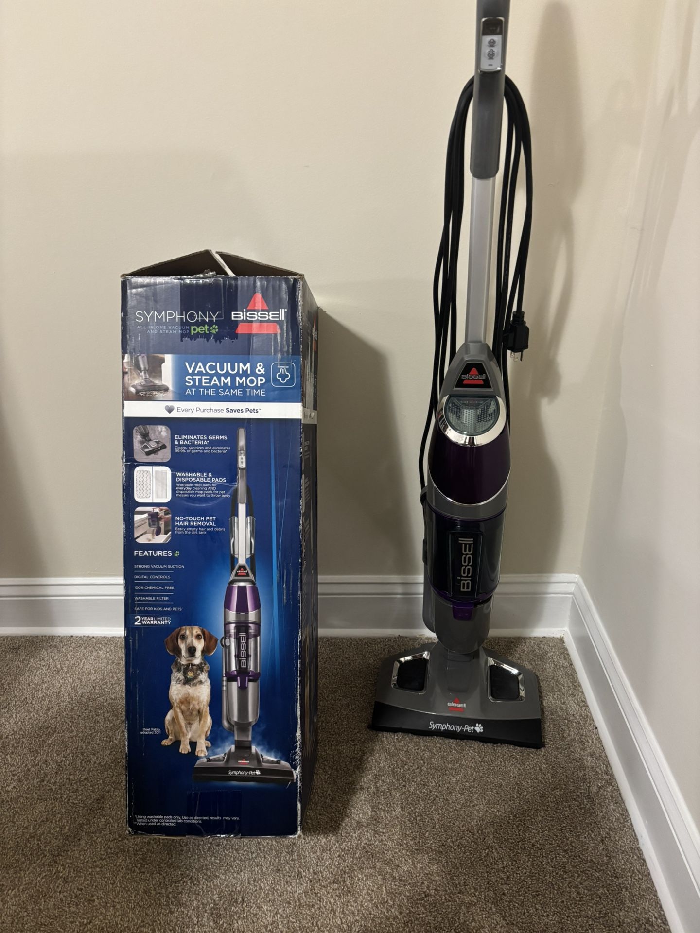Bissell All-in-One Steam Mop and Steam Vacuum