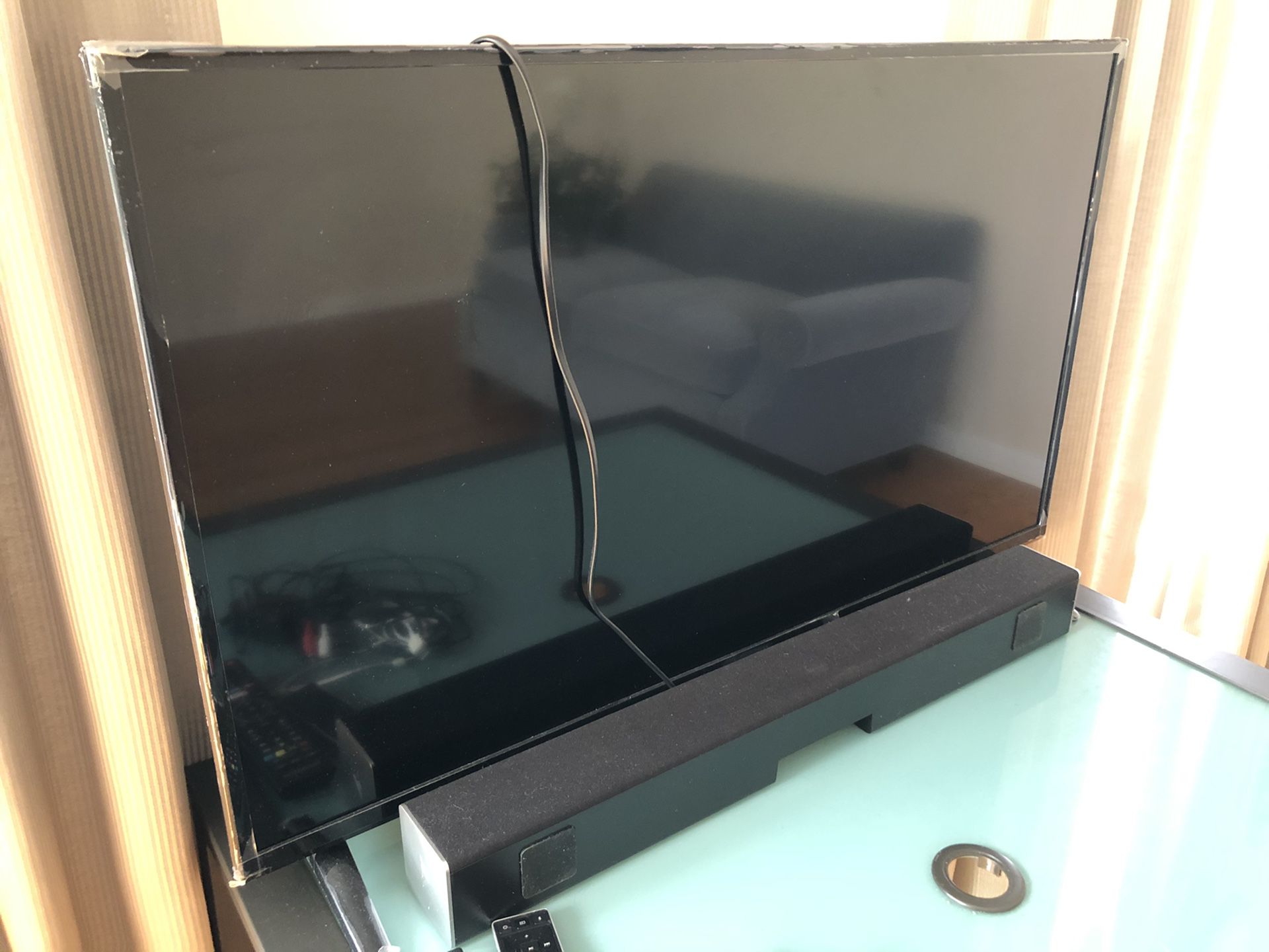 TV with Sound Bar