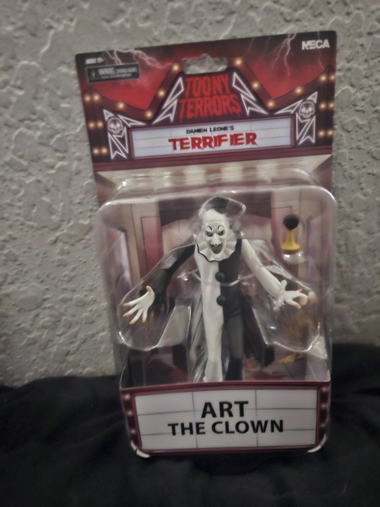 Neca Toony Terrors Terrifier Art The Clown Figure 