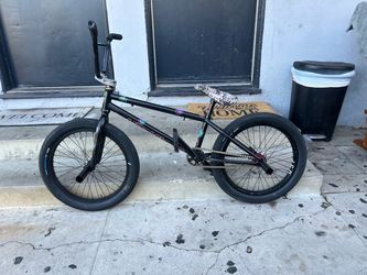 Black BMX Bike with Camo Seat