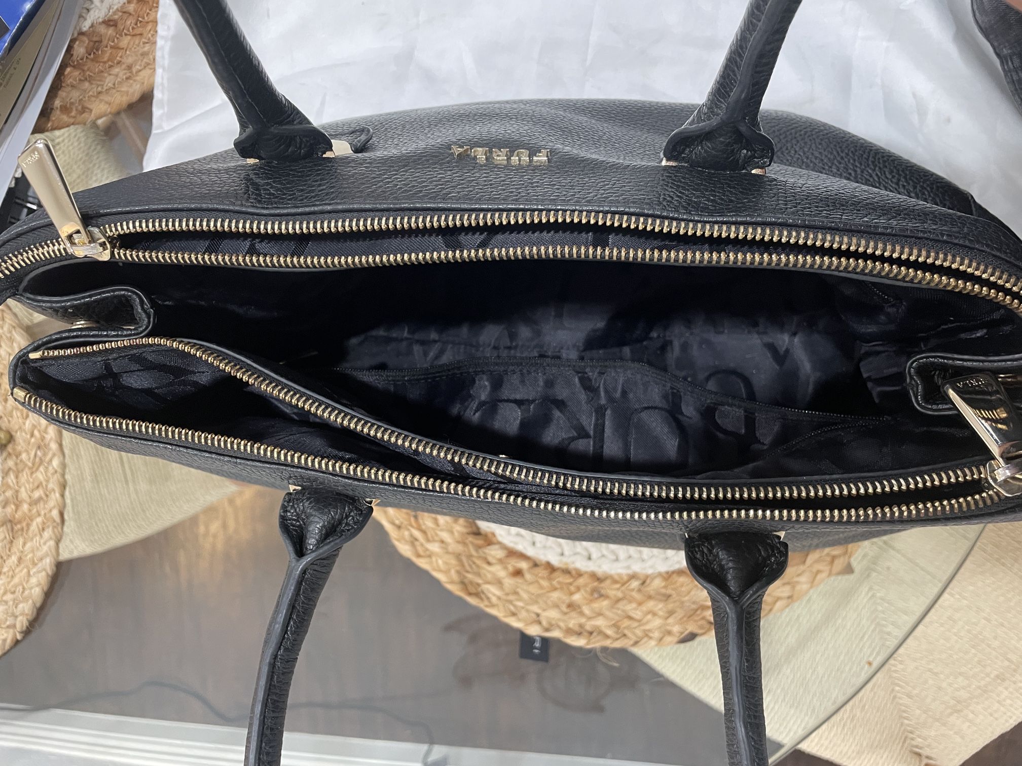 Black Furla purse