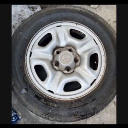 1 X 205/65r15 5x4.5 5x114.3 Stock Tacoma Civic Camry  Mustang Altima Tacoma rim Wheel 90% Treads Tire!!!!!!!!!!!!