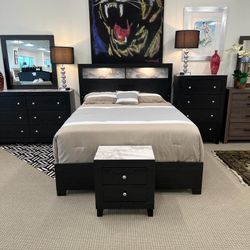 Black King Bed. Ask For The Price 