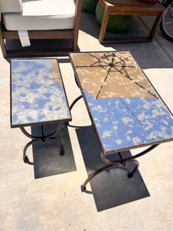 Glass tables