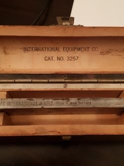 Microtomo Blade International Equipment Co # 3257