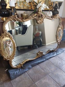 Large Vintage Mirror