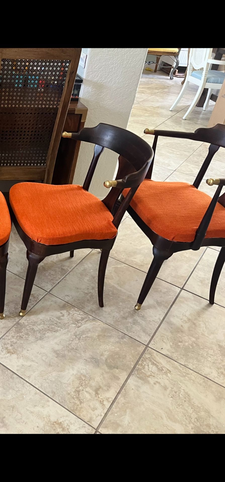 4 mid Century Modern chairs