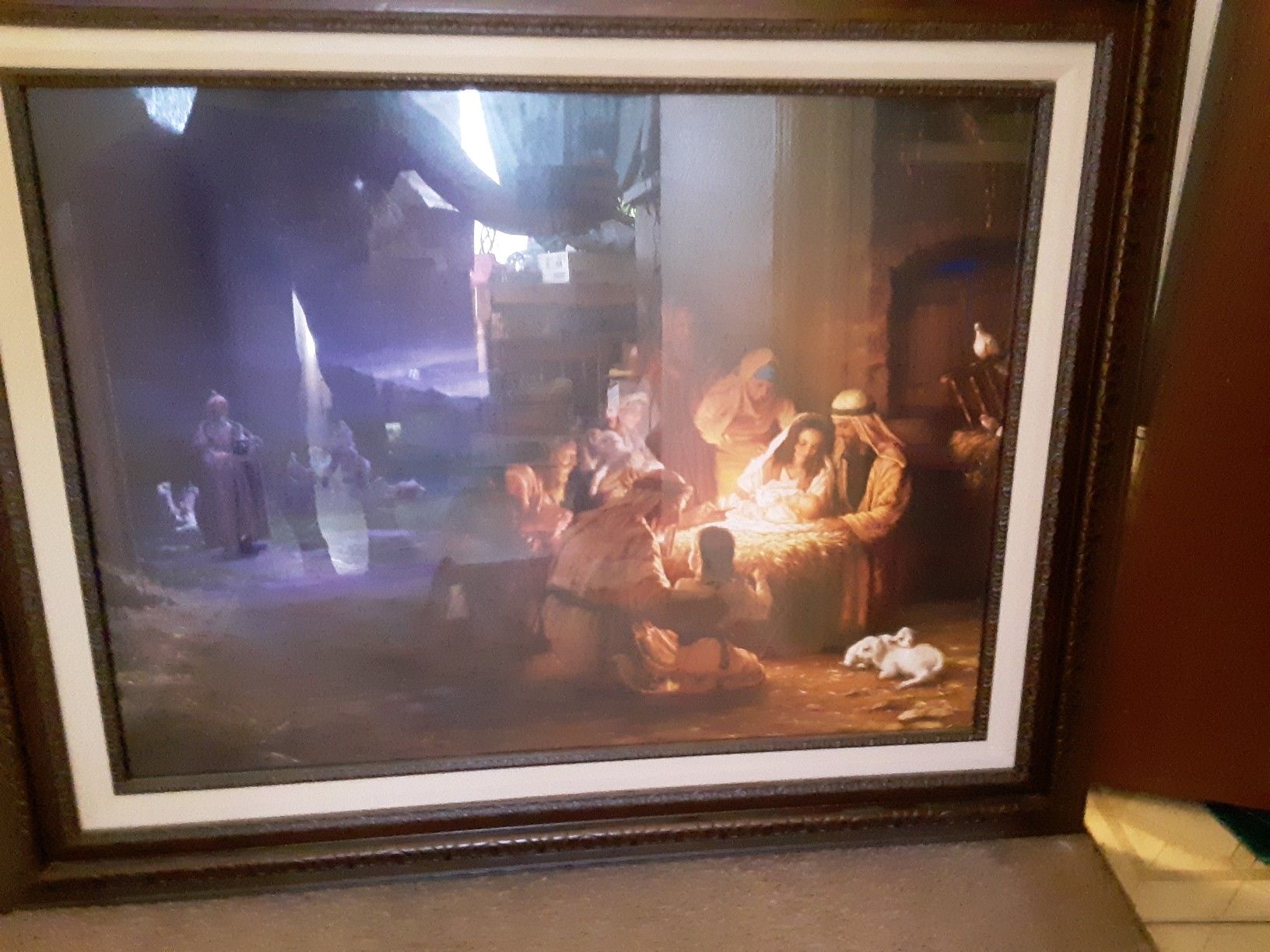 Framed Art, Christmas Nativity, from hobby lobby