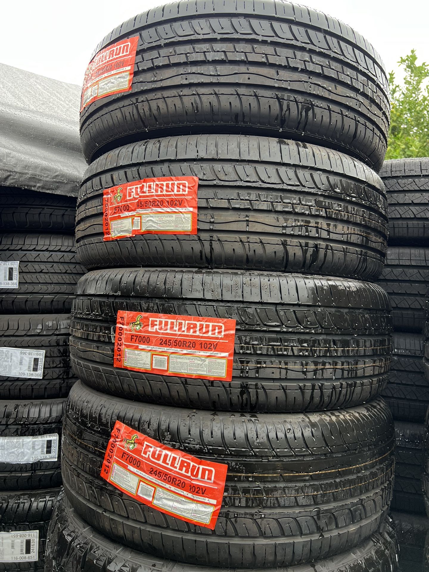 245/50/20 Fullrun #4 New Tires Mount & Balance // Set De 4 Llantas Nuevas Fullrun Instaladas Y Balanceadas