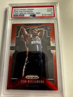 PSA 9 Mint Zion Williamson Rookie serial numbered
