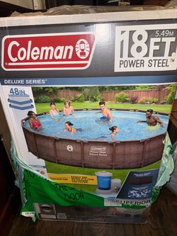 Coleman Power Steel Deluxe Series 18ft Pool