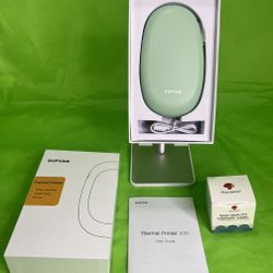Supvan Wireless Label Maker E10, Mini Bluetooth Label Printer With 3 Rolls Of Paper