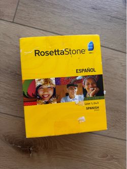 Rosetta Stone Spanish (Spain) Level 1, 2 & 3