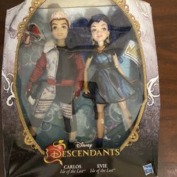 Carlos and Evie Descendants Dolls