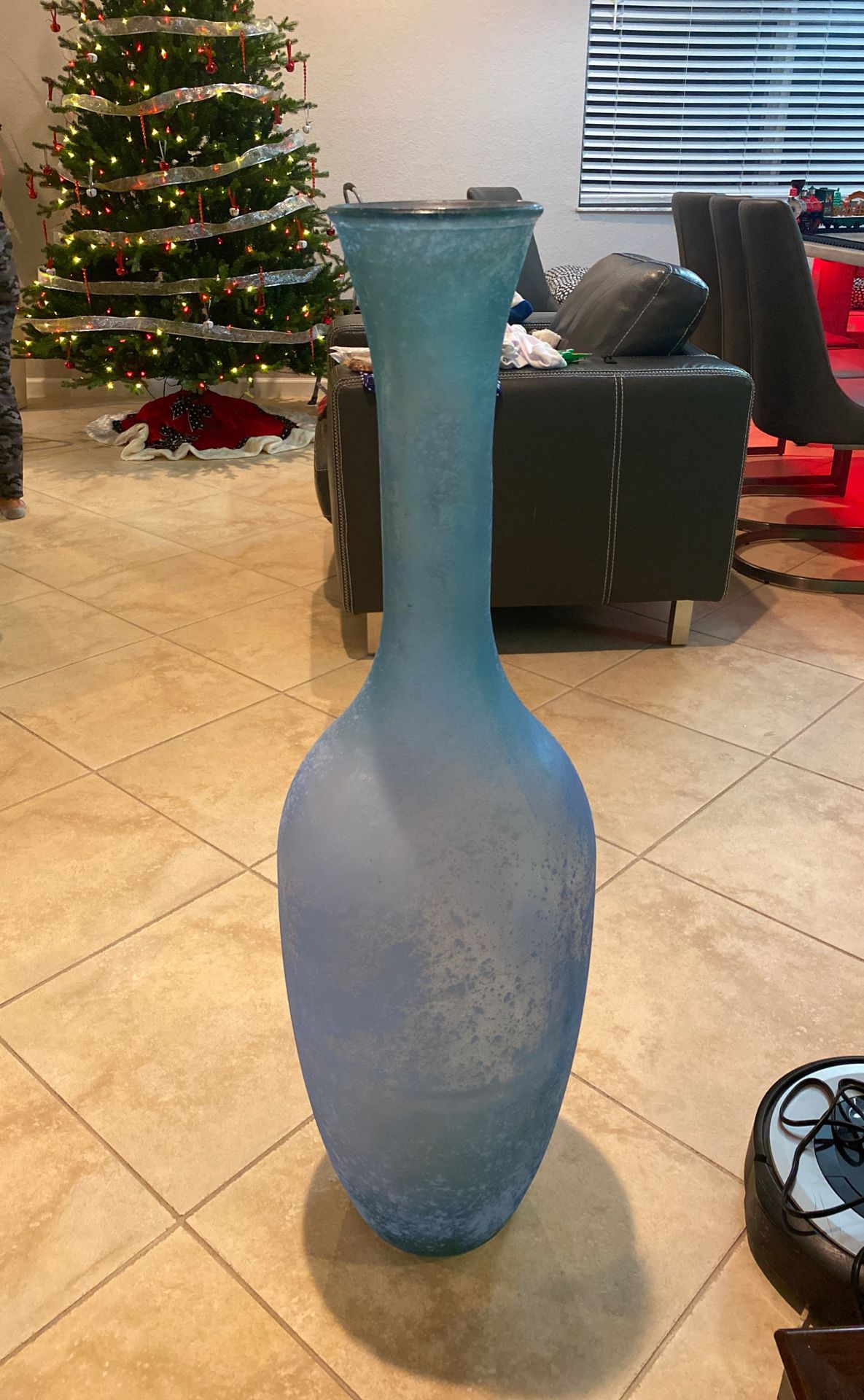 Blue Decor Vase