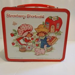Vintage STRAWBERRY SHORTCAKE TIN LINCH BOX