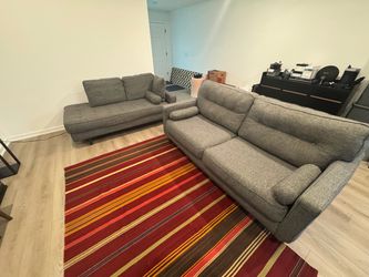 Sofa and Chaise w/matching pillows