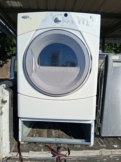 Working drier , electric and working washing machine electric