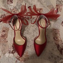 Red Jessica Simpson Heels