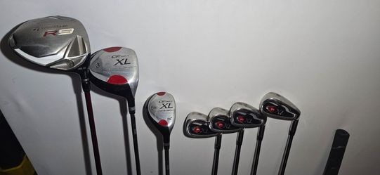 Mixed Golf Club Set (TaylorMade R9 Driver & Top Flite XL Irons/Woods) + Putter